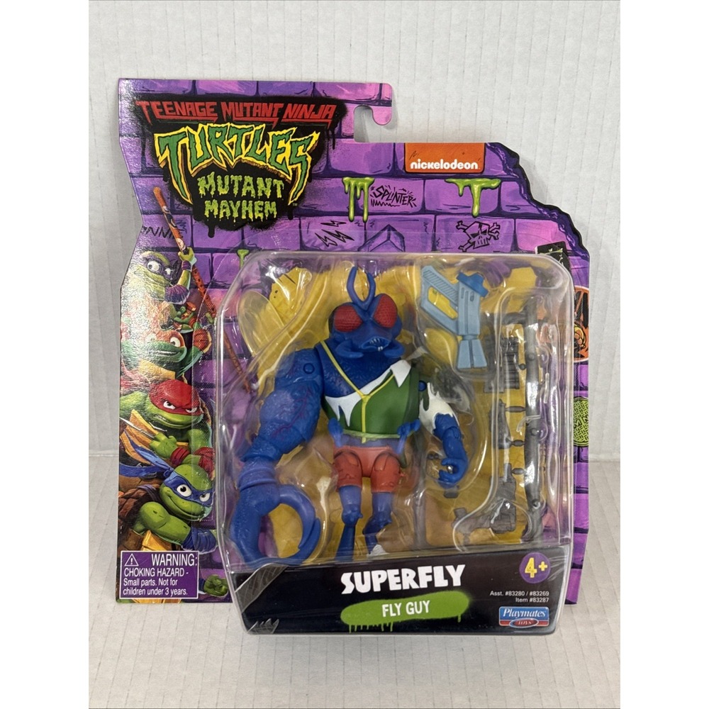TMNT Mutant Mayhem SuperFly Fly Guy Figure Playmates Toy 83287